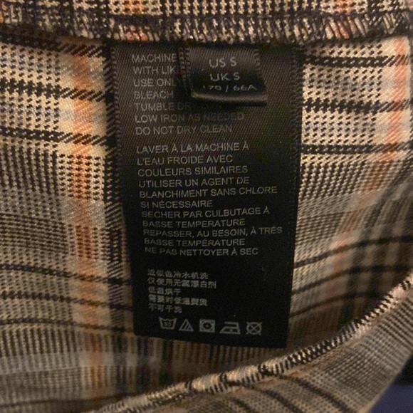 Urban Outfitters Pennsport Plaid Button-Front Skirt w/ Pockets Small - Picture 6 of 7